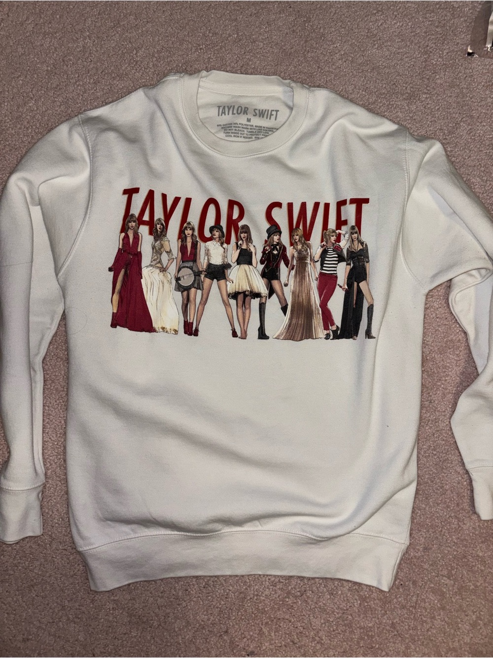 Taylor Swift Red Eras Crewneck